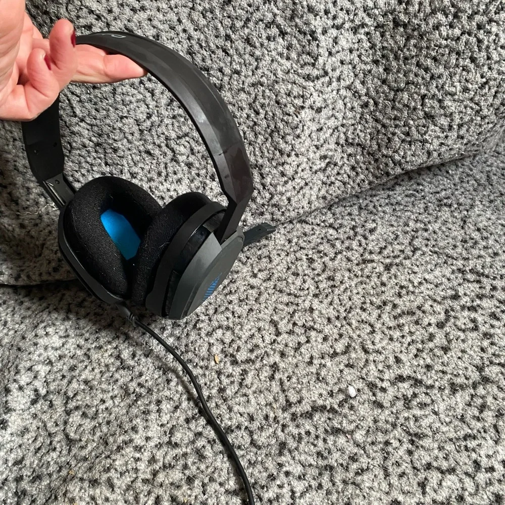 Astr A10 Gaming Headset - Gray and Blue